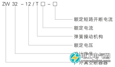 ZW32-12真空断路器型号含义